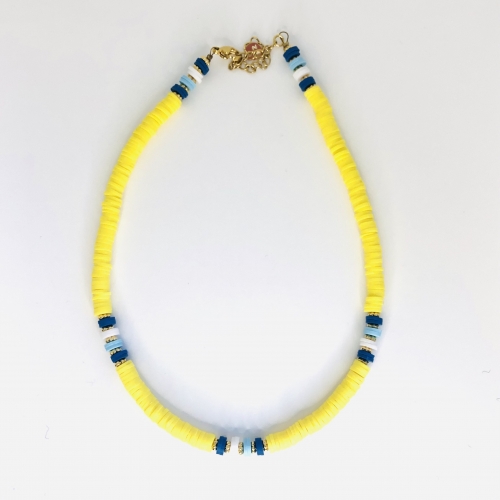 Collier Gipsy Jaune - JFZ Bijoux