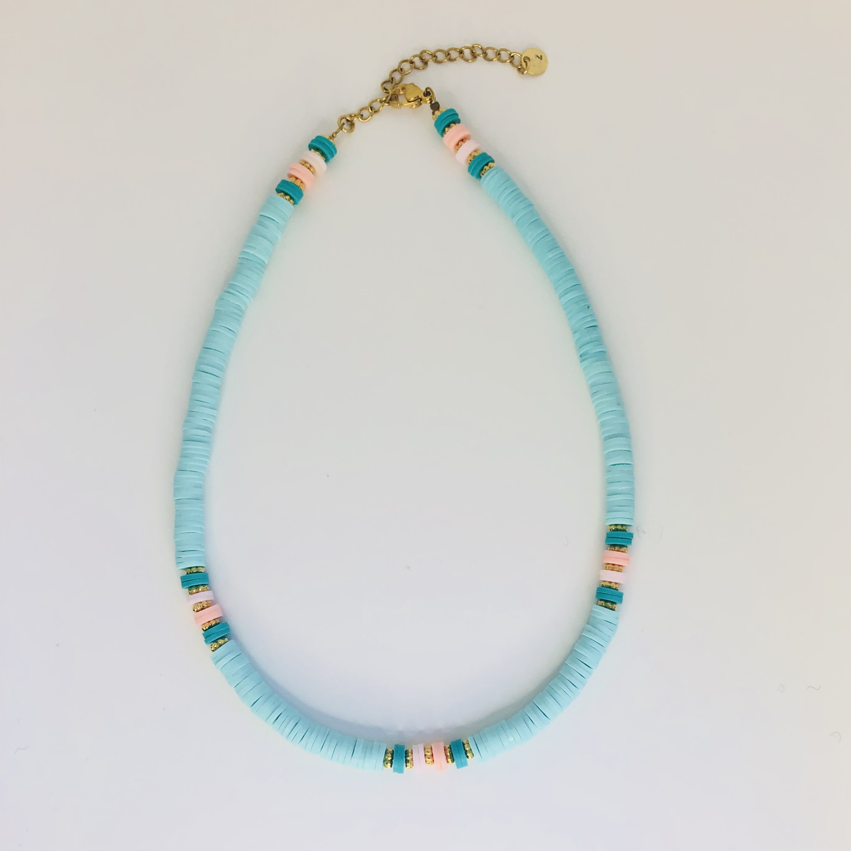 Collier Gipsy Vert d'eau  